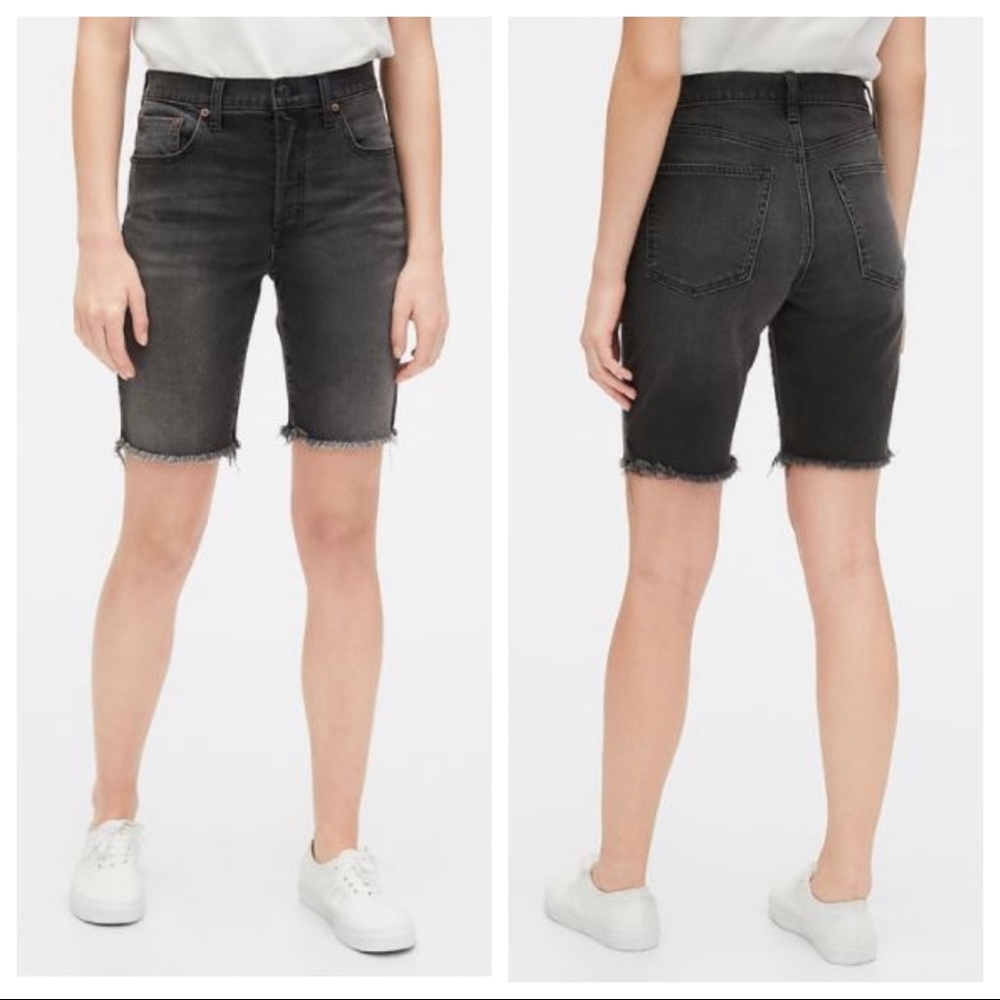 GAP High Waisted Denim Shorts Size 30